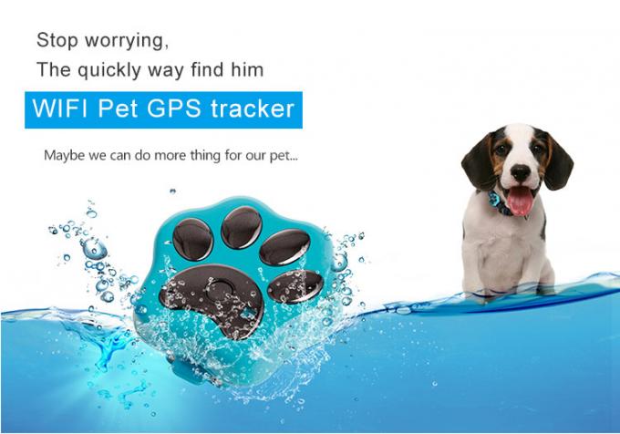 Waterproof perseguidor anti-perdido dos gps do animal de estimação do mini wifi para o gato/cão rf-v32